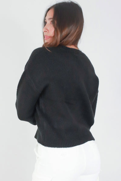 Jeans Warehouse Hawaii - PTTN LONG SLV TOPS - CHERRY GIRL SWEATER | By ALMOST FAMOUS