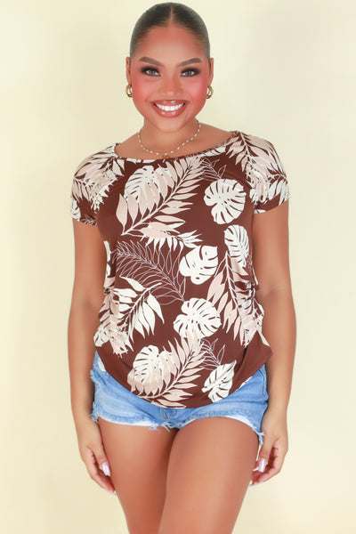 Jeans Warehouse Hawaii - SS PRINT - LEAD THE WAY TOP | By PAPERMOON/ B_ENVIED