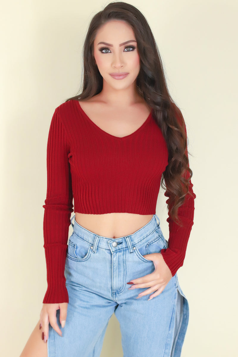 Jeans Warehouse Hawaii - SOLID LONG SLV TOPS - WHO&