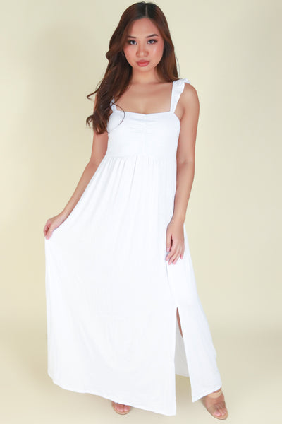 Jeans Warehouse Hawaii - S/L LONG SOLID DRESSES - CAME HERE TO PLAY DRESS | By POPULAR 21