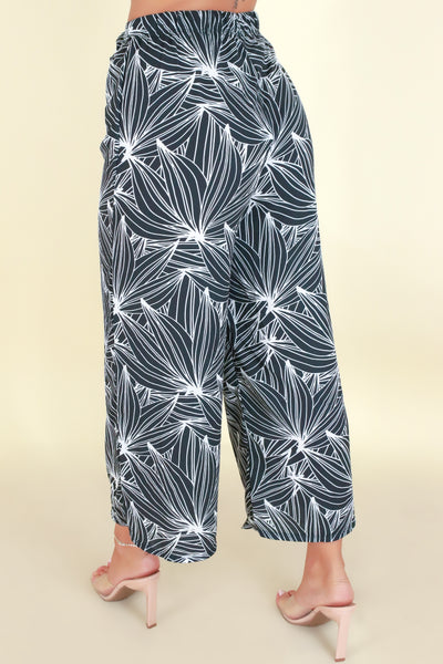 Jeans Warehouse Hawaii - PRINT WOVEN CAPRI'S - HAVE MY HEART PANTS | By LUZ
