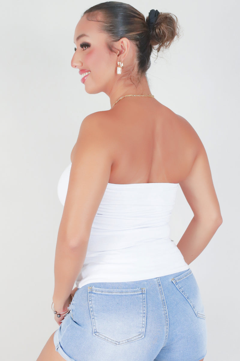 Jeans Warehouse Hawaii - SL CASUAL SOLID - TIME ALONE TUBE TOP | By ROSIO