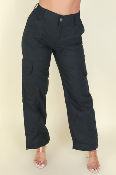 Jeans Warehouse Hawaii - SOLID WOVEN PANTS - OUT OF ORDER PANTS | By AMBIANCE APPAREL