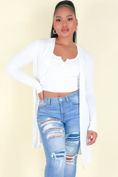 Jeans Warehouse Hawaii - LS SHRUGS/CARDIGANS - CAN'T DO IT CARDIGAN | By POPULAR 21