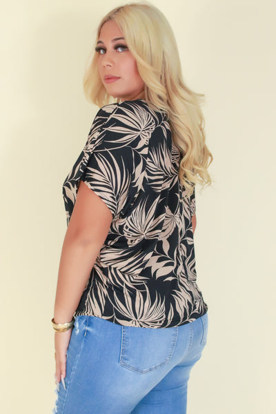 Jeans Warehouse Hawaii - PLUS PRINTED S/S - LET IT BE TOP | By ZENOBIA