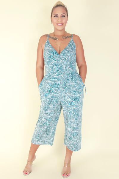 Jeans Warehouse Hawaii - PLUS PRINTED JUMPSUITS - CLOSE TO YOU JUMPSUIT | By GILLI