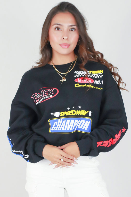 BEAT YOU TO IT SWEATER