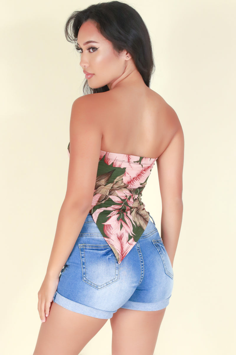 Jeans Warehouse Hawaii - SL PRINT - TAKE CHARGE TUBE TOP | By PAPERMOON/ B_ENVIED