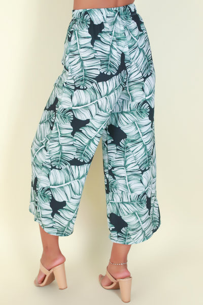Jeans Warehouse Hawaii - PRINT WOVEN CAPRI'S - OFF TRACK CAPRIS | By LUZ