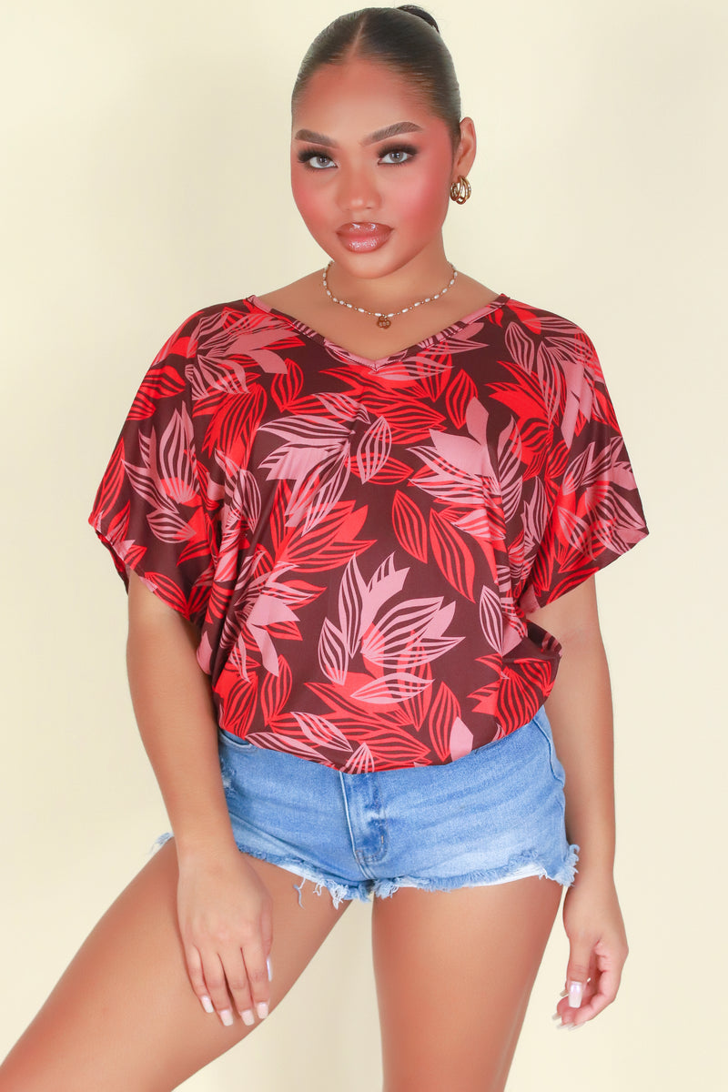 Jeans Warehouse Hawaii - SS PRINT - LIVE FREELY TOP | By LUZ