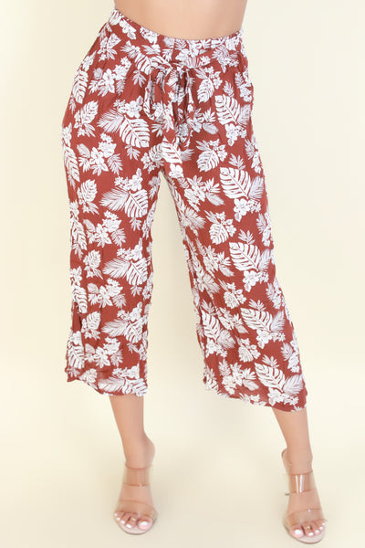 Jeans Warehouse Hawaii - PRINT WOVEN CAPRI'S - BEEN THAT WAY SHORTS | By PAPERMOON/ B_ENVIED