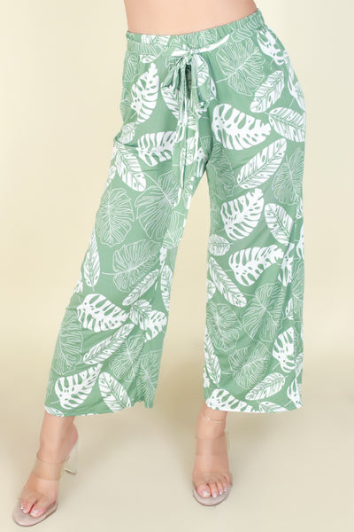 Jeans Warehouse Hawaii - PRINT KNIT CAPRI'S - CAN'T BELIEVE YOU CAPRIS | By PAPERMOON/ B_ENVIED