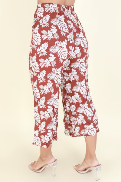 Jeans Warehouse Hawaii - PRINT WOVEN CAPRI'S - BEEN THAT WAY SHORTS | By PAPERMOON/ B_ENVIED