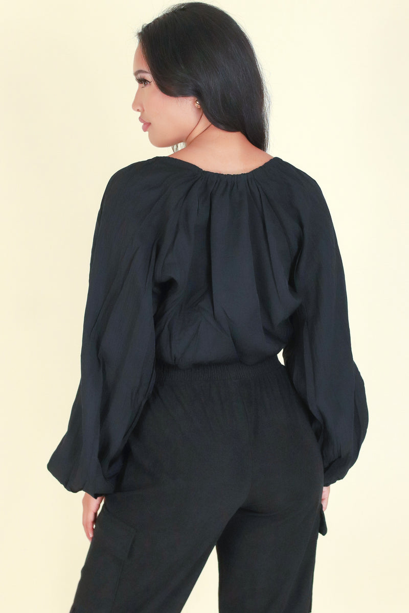Jeans Warehouse Hawaii - L/S SOLID WOVEN DRESSY TOPS - FEEL BETTER TOP | By HYFVE