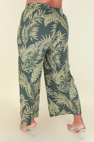 Jeans Warehouse Hawaii - PLUS PLUS PATTERNED CAPRIS - WON'T HESITATE PANTS | By LUZ