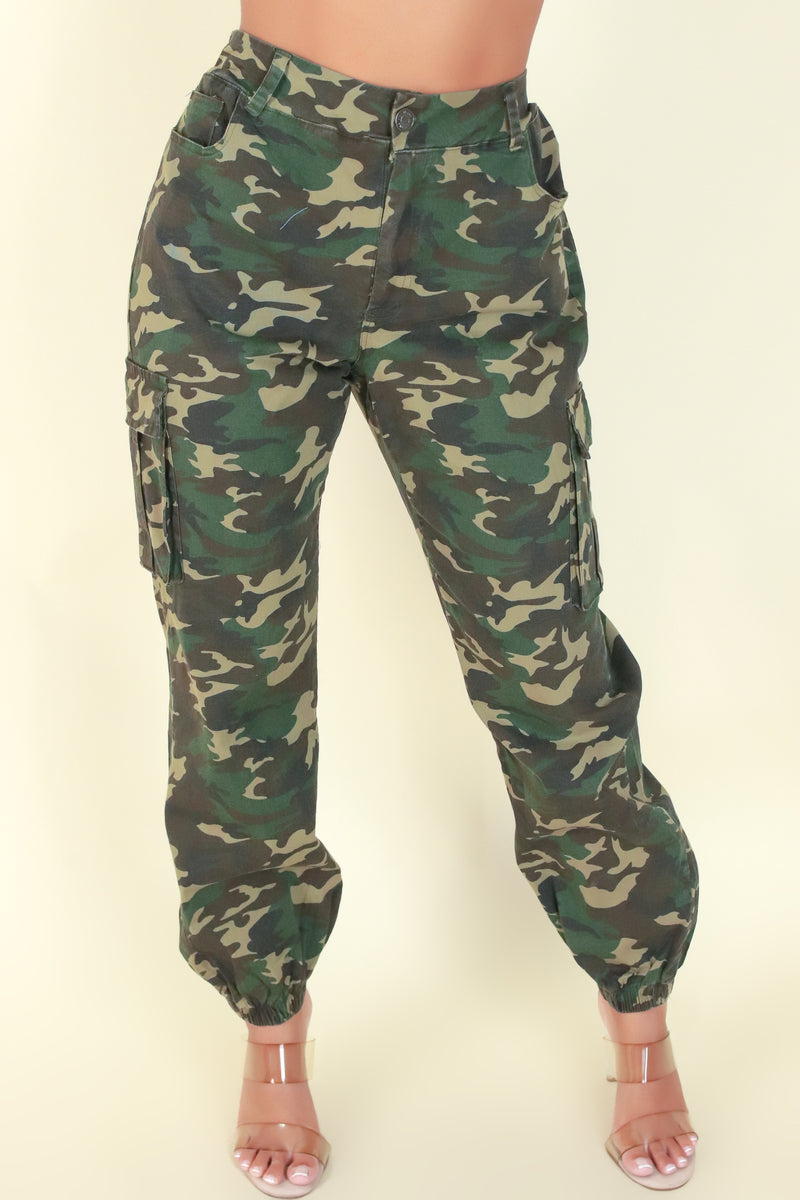Jeans Warehouse Hawaii - PRINT WOVEN PANTS - COUNT ON ME JOGGERS | By YMI JEANS