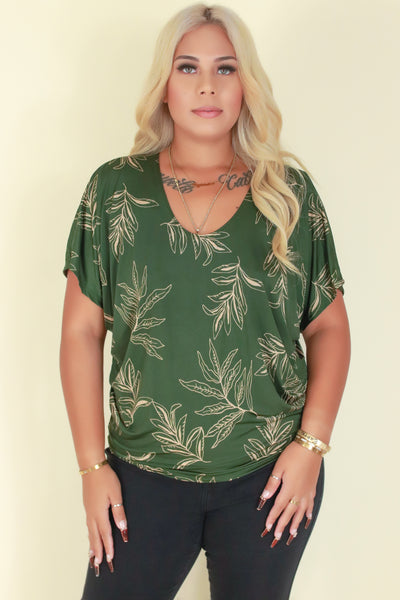Jeans Warehouse Hawaii - PLUS PRINTED S/S - BE DONE TOP | By ZENOBIA