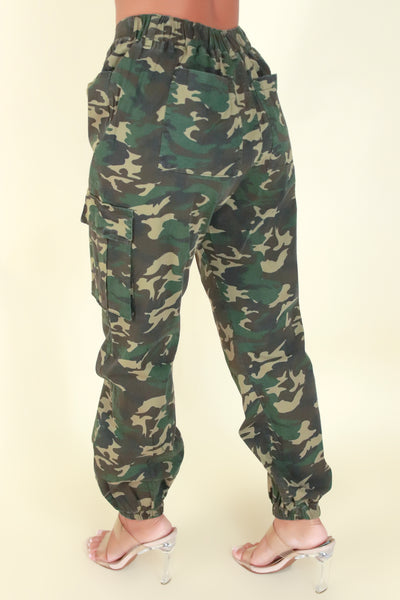 Jeans Warehouse Hawaii - PRINT WOVEN PANTS - COUNT ON ME JOGGERS | By YMI JEANS