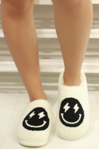 Jeans Warehouse Hawaii - SLIPPERS - SMILEY FACE SLIPPERS | By TOP GUY INTL