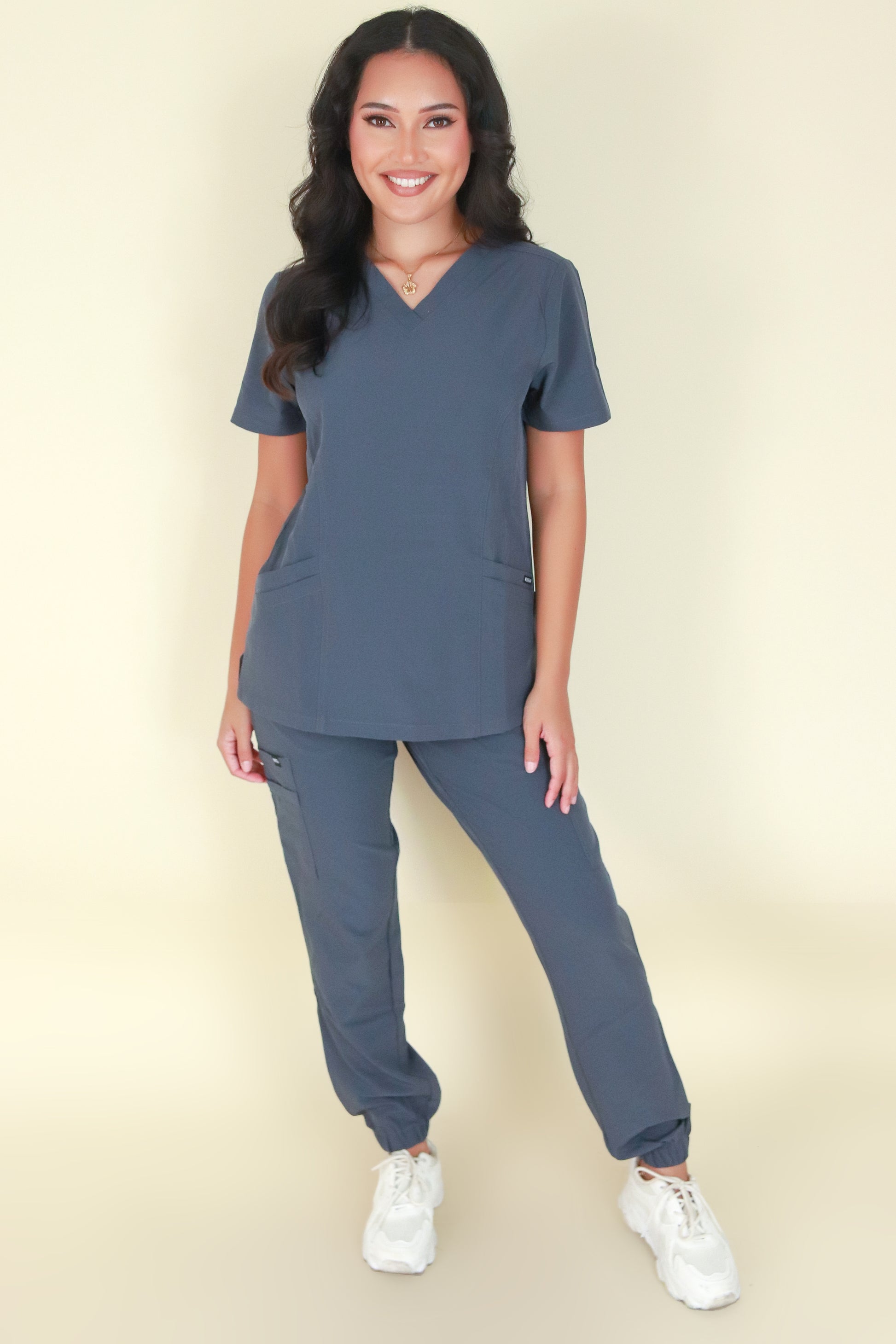 Jeans Warehouse Hawaii - JUNIOR SCRUB TOPS - BACK AT IT SCRUB TOP | By MEDGEAR