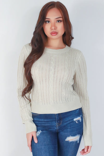 Jeans Warehouse Hawaii - CHUNKY/ACRYLIC SWEATERS - I'M OUTSIDE SWEATER | By ACTIVE USA