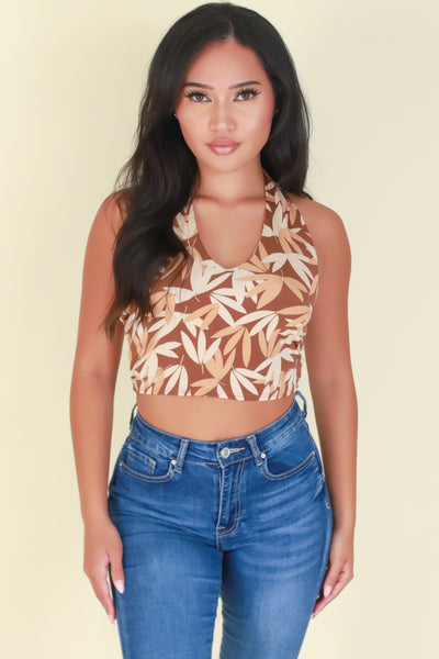 Jeans Warehouse Hawaii - SL PRINT - SORRY FOR THE WAIT HALTER TOP | By PAPERMOON/ B_ENVIED