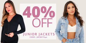 40% Off Junior Jackets. Use Code: JACKETS40
