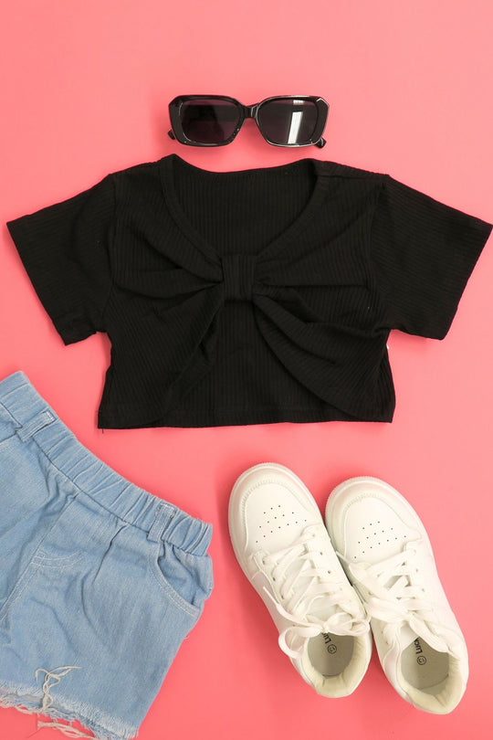 BEST BEHAVIOR CROP TOP | KIDS SIZE 4-6X