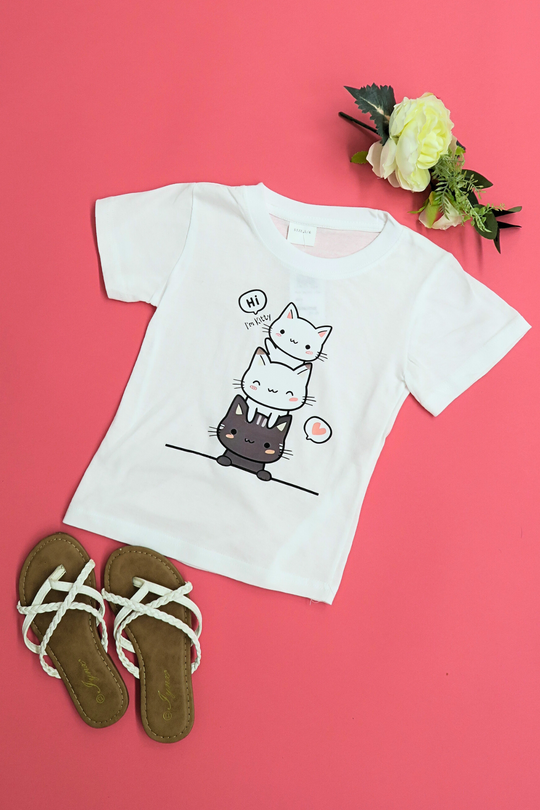 KITTY AND FRIENDS TEE | KIDS SIZE 4-6X