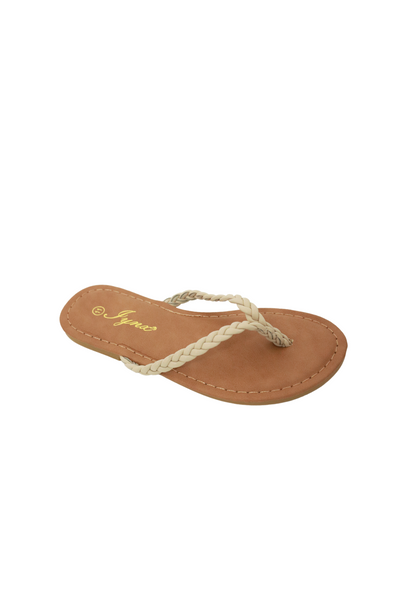 Jeans Warehouse Hawaii - 9-4 OPEN FLAT - TITAH SANDALS | KIDS SIZE 9-4 | By REDSHOELOVER LLC
