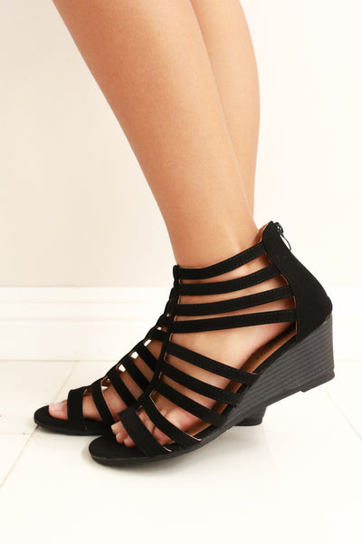 Jeans Warehouse Hawaii - WEDGES 3" & UNDER - ZIP IT GOOD WEDGE | By BELLA SHOES WHOLESALE