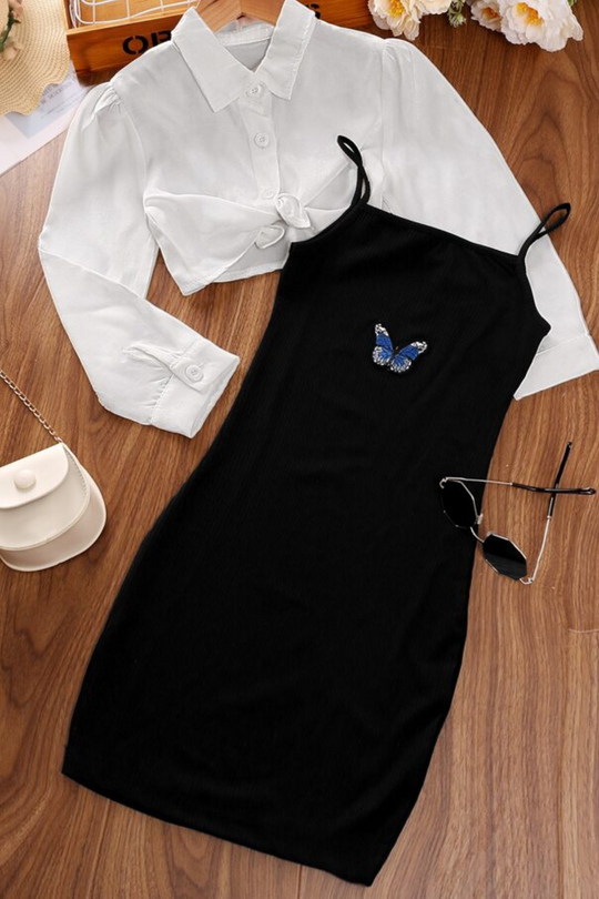 BUTTERFLY DRESS | KIDS SIZE 7-16