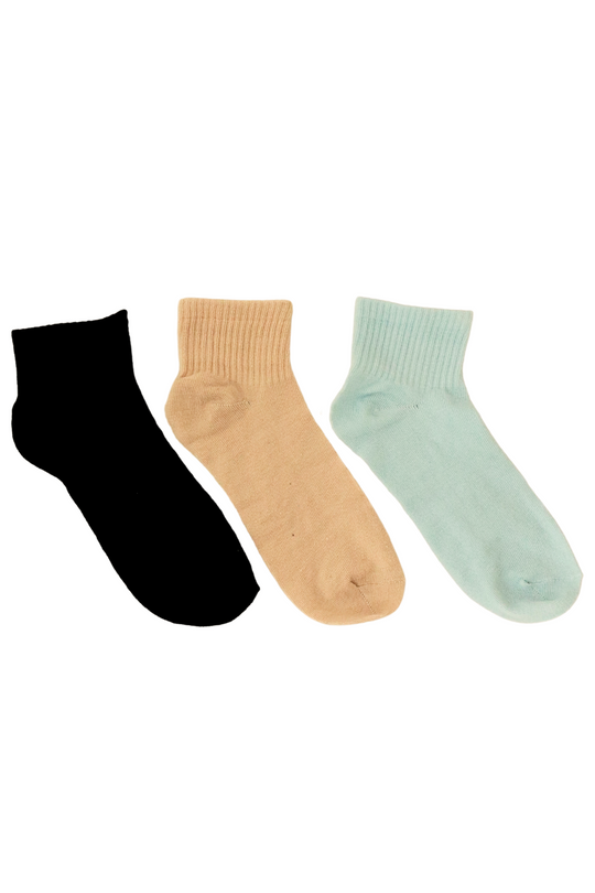 3PK CREW SOCKS