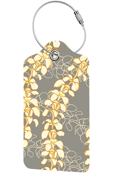 Jeans Warehouse Hawaii - MISC ACCESSORY - PLUMERIA LUGGAGE TAG | 2 PACK | By GREENWELL PROMOTIONS LTD