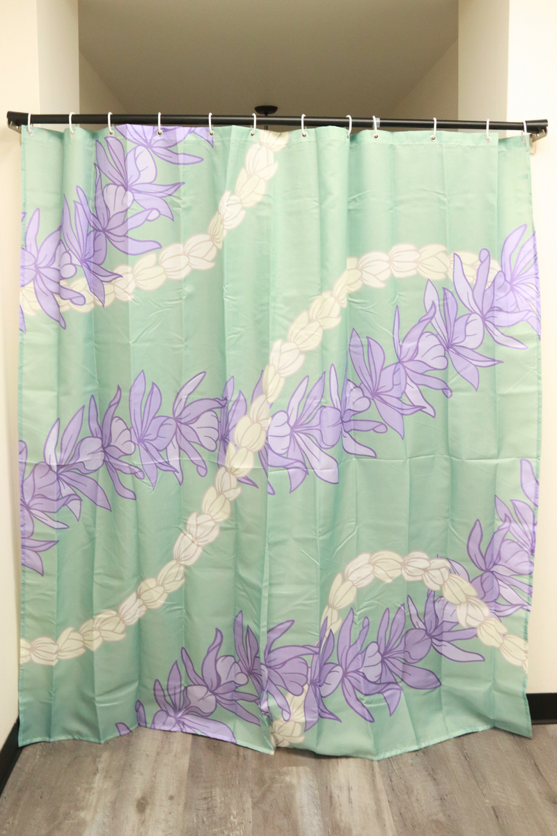 Jeans Warehouse Hawaii - HOME GOODS - PIKAKE HONOHONO SHOWER CURTAIN | By GREENWELL PROMOTIONS LTD