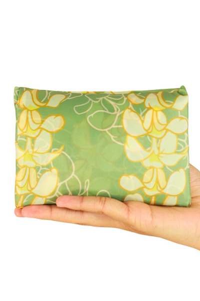 Jeans Warehouse Hawaii - TOTES - PLUMERIA FOLDABLE REUSABLE BAG | By GREENWELL PROMOTIONS LTD