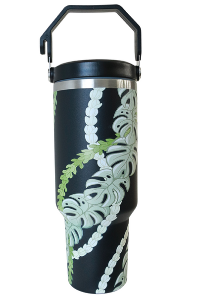 Jeans Warehouse Hawaii - MISC ACCESSORY - MONSTERA PIKAKE TUMBLER | By GREENWELL PROMOTIONS LTD