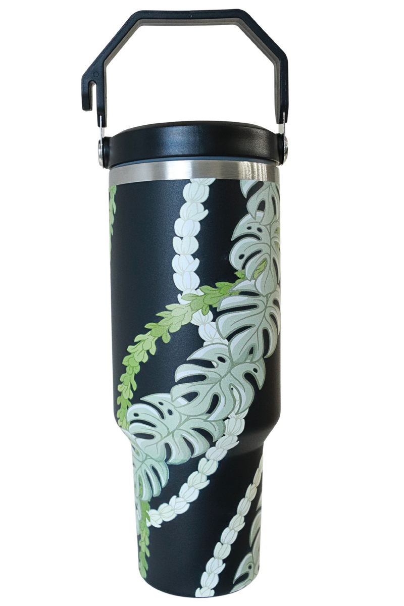 Jeans Warehouse Hawaii - MISC ACCESSORY - MONSTERA PIKAKE TUMBLER | By GREENWELL PROMOTIONS LTD