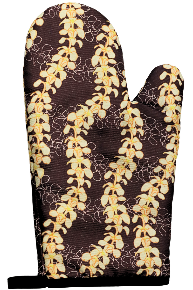 Jeans Warehouse Hawaii - HOME GOODS - PLUMERIA OVEN MITT | By GREENWELL PROMOTIONS LTD