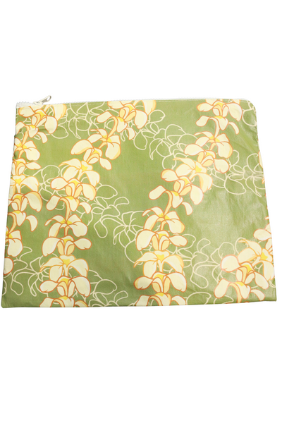 Jeans Warehouse Hawaii - TOTES - PLUMERIA LARGE POUCH | By GREENWELL PROMOTIONS LTD