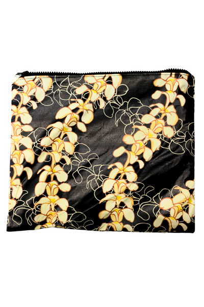 Jeans Warehouse Hawaii - TOTES - PLUMERIA LARGE POUCH | By GREENWELL PROMOTIONS LTD