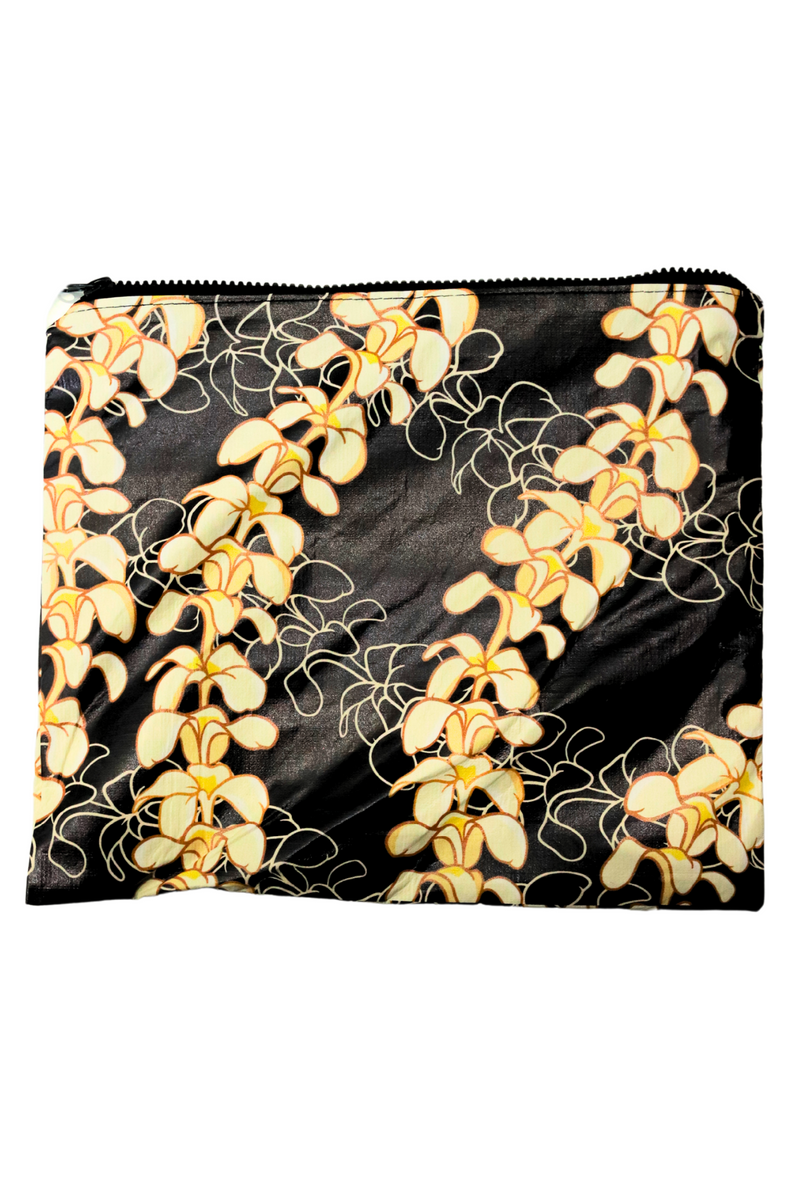 Jeans Warehouse Hawaii - TOTES - PLUMERIA LARGE POUCH | By GREENWELL PROMOTIONS LTD