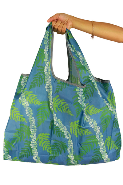 Jeans Warehouse Hawaii - TOTES - PIKAKE PALAPALAI FOLDABLE REUSABLE BAG | By GREENWELL PROMOTIONS LTD