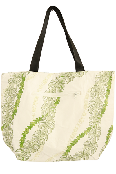Jeans Warehouse Hawaii - TOTES - MONSTERA PIKAKE TOTE | By GREENWELL PROMOTIONS LTD