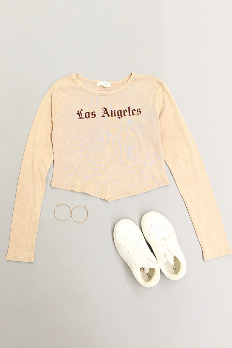 Jeans Warehouse Hawaii - L/S PRINT TOPS 7-16 - SUPER STOKED TOP | KIDS SIZE 7 - 16 | By IKEDDI IMPORTS