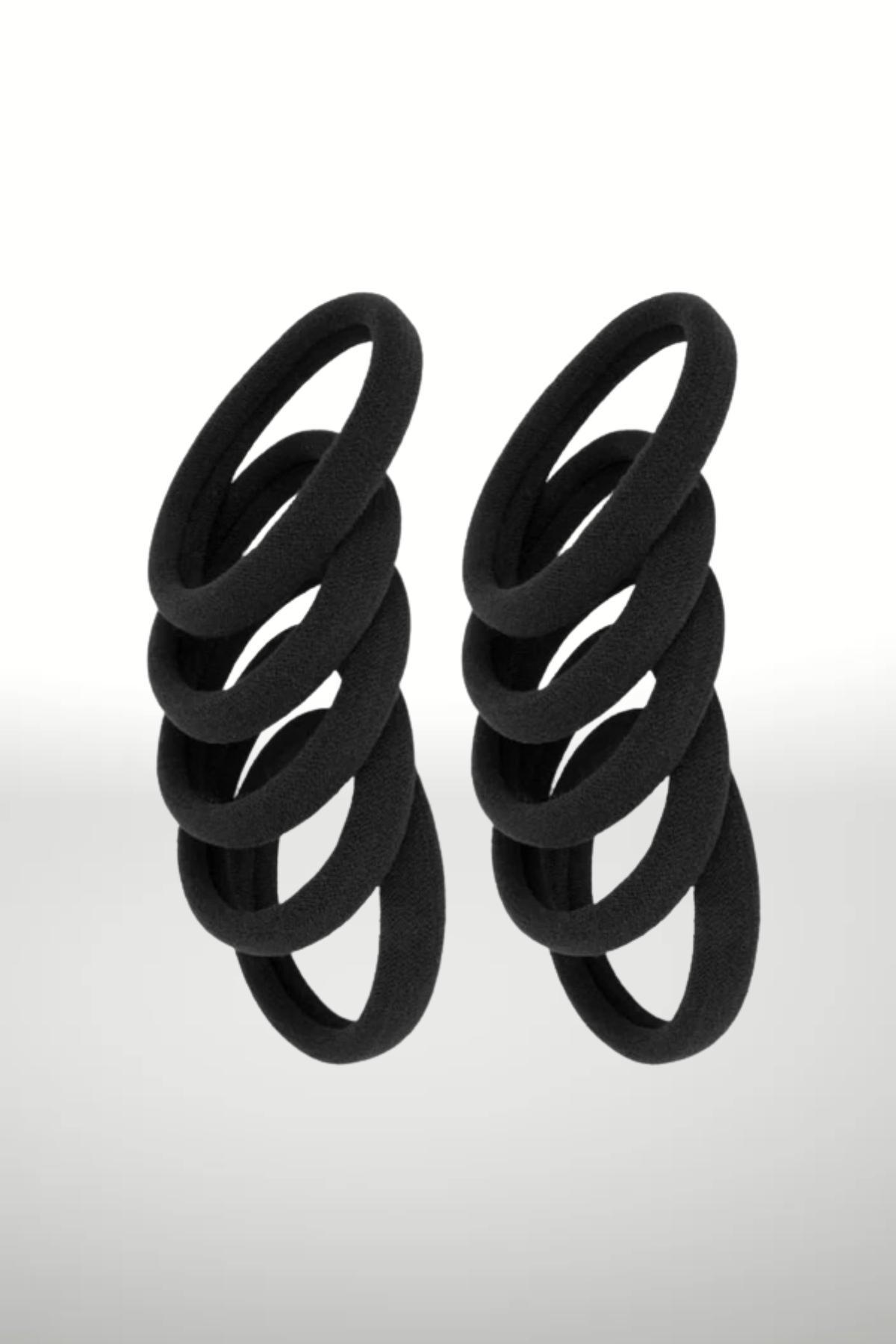 10PC THICK SEAMLESS HAIR TIE HOLDER