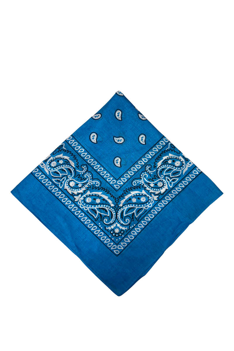 Jeans Warehouse Hawaii - BANDANAS - AQUA BANDANA | By GOLDEN TOUCH IMPORT (CA)