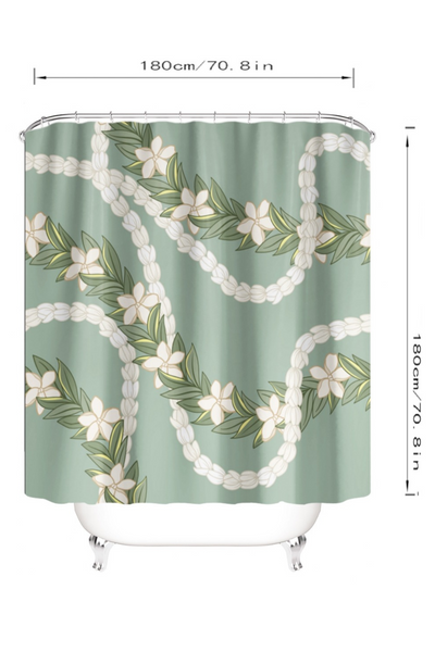 Jeans Warehouse Hawaii - HOME GOODS - MAILE PIKAKE SHOWER CURTAIN | By GREENWELL PROMOTIONS LTD