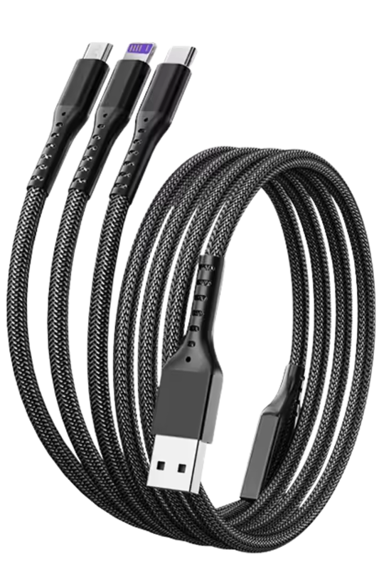 3 IN 1 CHARGING CABLE | 10 FT