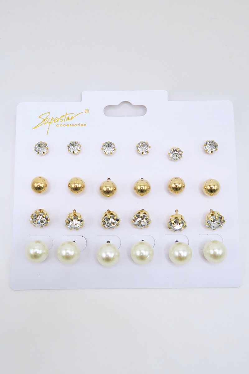 Jeans Warehouse Hawaii - MULTI ON CARD - CLASSY GIRL STUDS | By AMEN TRADING